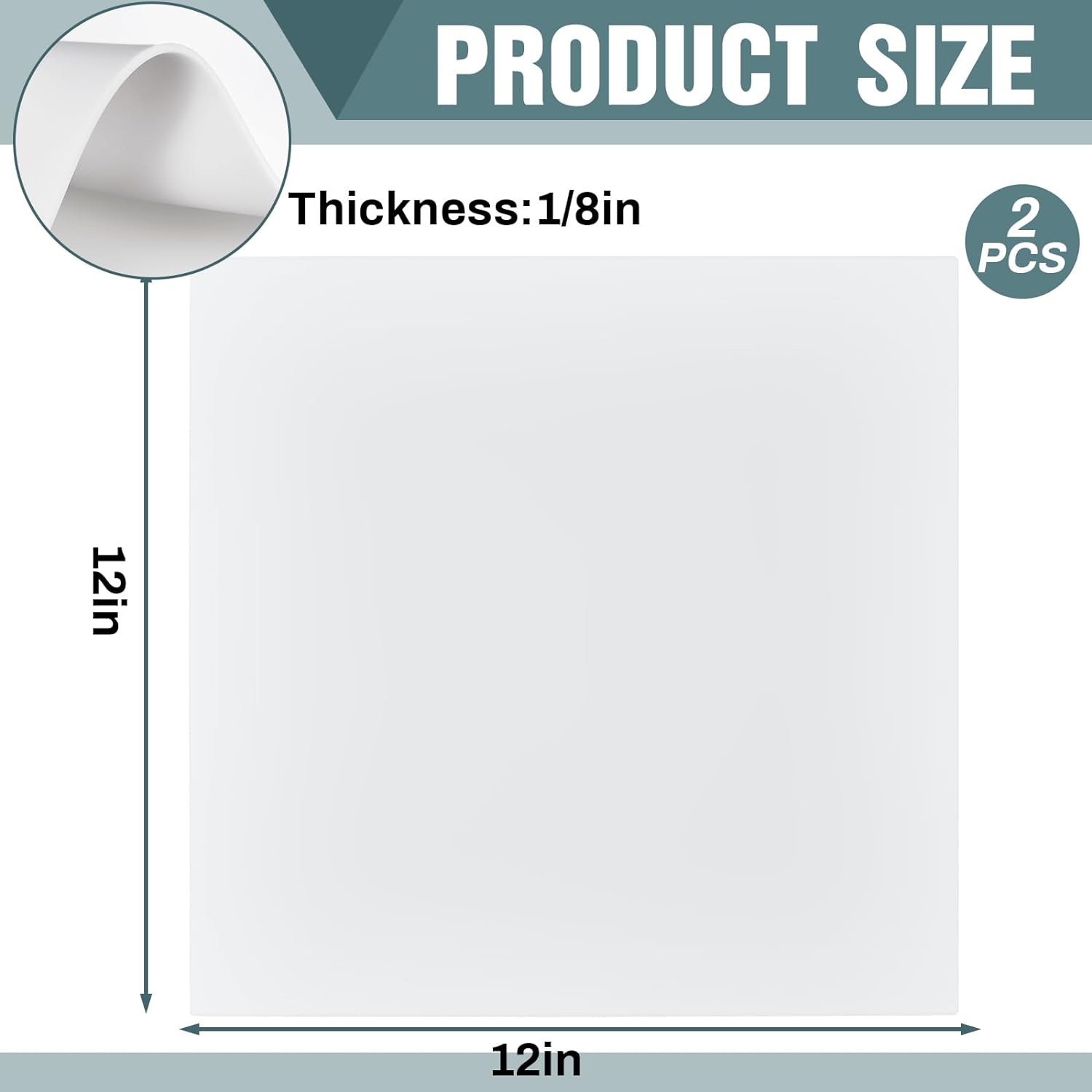 แผ่นยางซิลิโคน 12 x 12 นิ้ว แผ่นยางสีขาว 1/8 นิ้ว วัสดุปะเก็นยางทนความร้อนสำหรับงานหนัก - ซัพพลายเออร์ Paidu