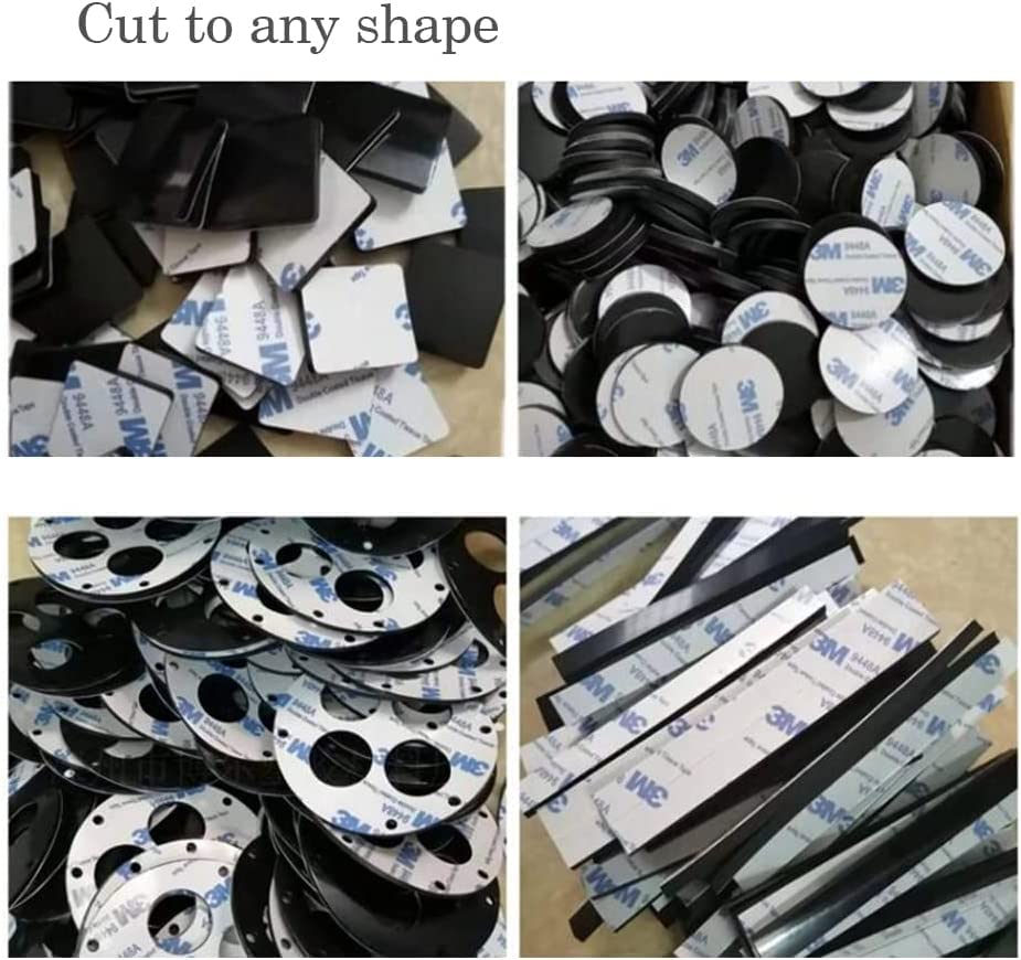 Adhesive Black Rubber Pad Sheet Thin Silicone Rubber Gasket Sheet 12X12 inch DIY Material, Supports, Leveling, Sealing, Bumpers, Protection - Paidu Supplier