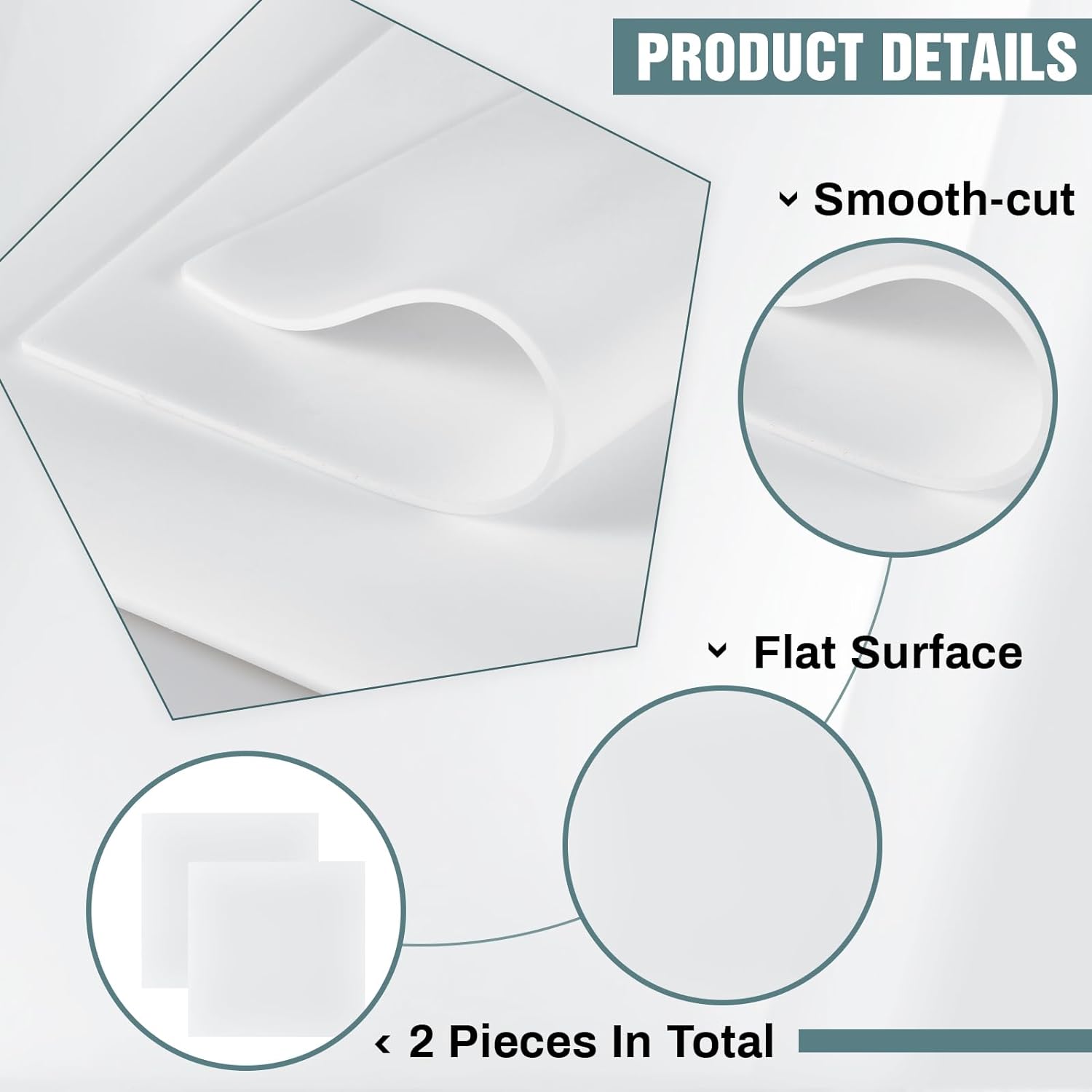 แผ่นยางซิลิโคน 12 x 12 นิ้ว แผ่นยางสีขาว 1/8 นิ้ว วัสดุปะเก็นยางทนความร้อนสำหรับงานหนัก - ซัพพลายเออร์ Paidu