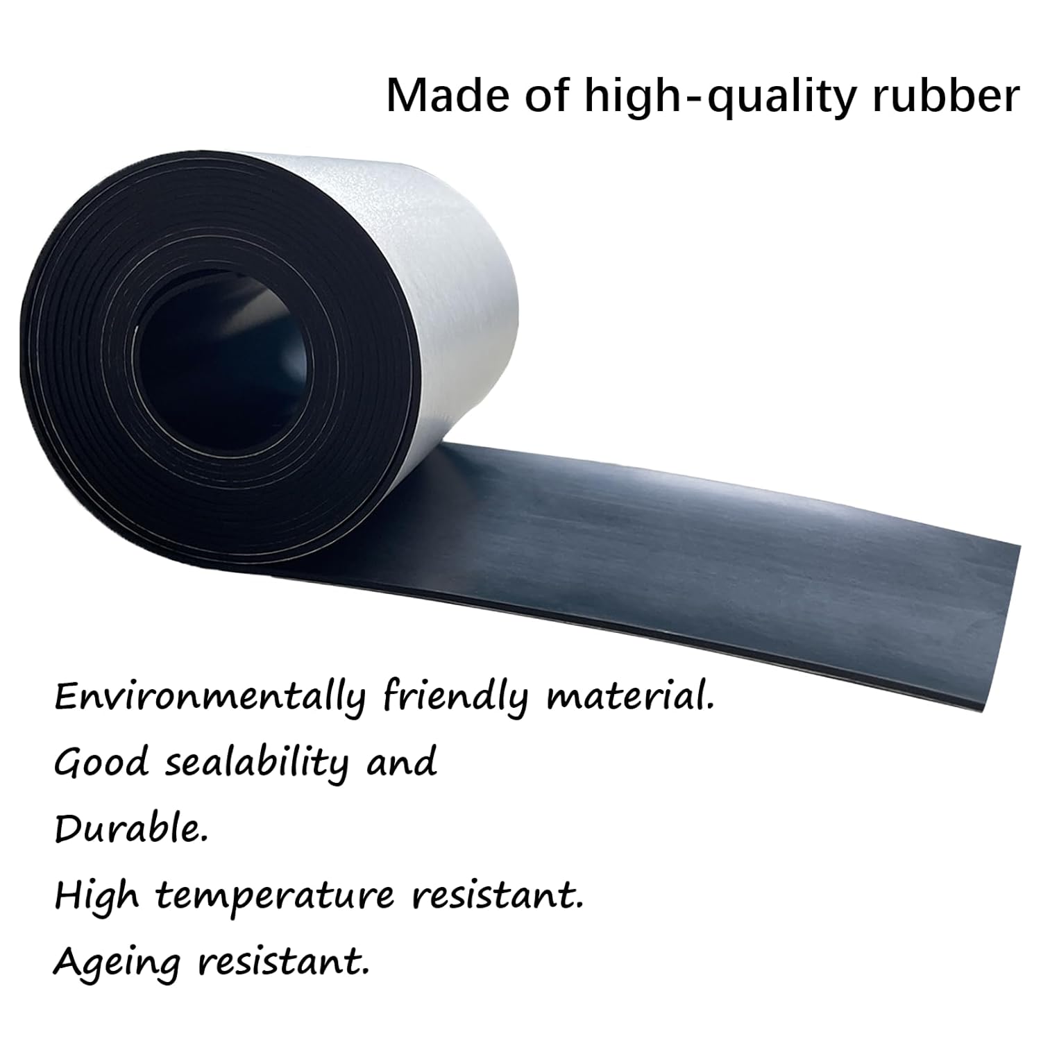 Thin Neoprene Rubber Sheet Strips Rolls Self Adhesive for Protection, Gasket Material - Paidu Suppliers